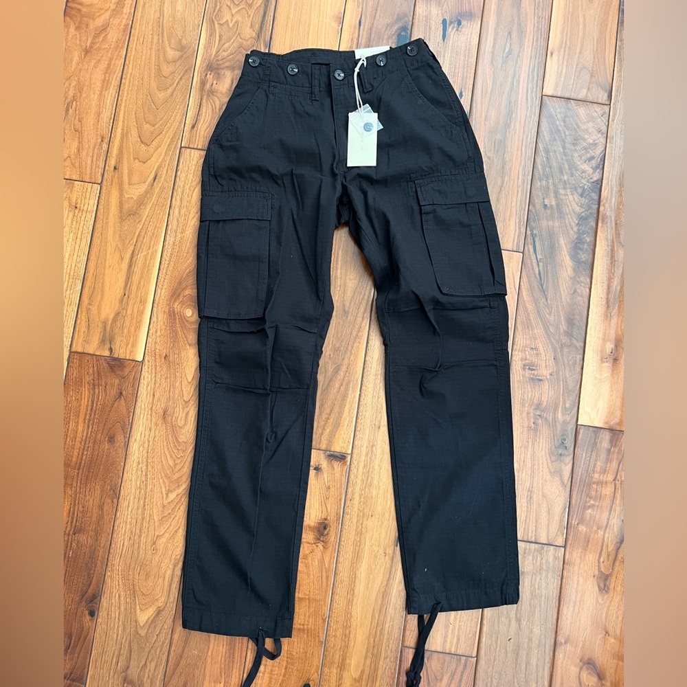 MNML Black Tactical Cargo Pants